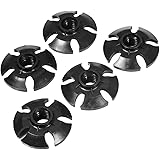 Wanderstock Zubehör, 5 Stück Wanderstock Bergstock Trekkingstock Korb Gummiabdeckung Kunststoff Zubehör Ski Stick Schneeflock