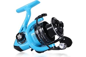 Yun Nong Kohlefaser-Spinn-Angelrolle, ultraglatt, max. Zugkraft von 7,9 kg und 5,2:1 Übersetzung für Süßwasser, Salzwasser, Küste, Boot und Felsangeln