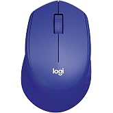 Logitech M330 Sessiz Kablosuz Mouse, PC, Mac, Diz&uuml;st&uuml; Bilgisayar i&ccedil;in, USB Mini Alıcı ile 2.4GHz, 1000 DPI Optik, 18 Ay Pil &Ouml;