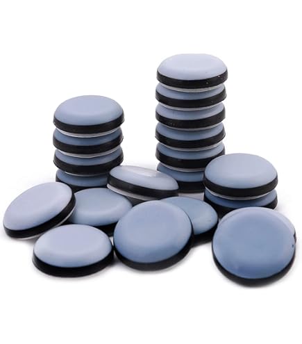 130 Pezzi Scivoli In Teflon HTTYHT 30x30mm - Autoadesivi Per Mobili Pesanti | Protezione Pavimenti - Foto 11