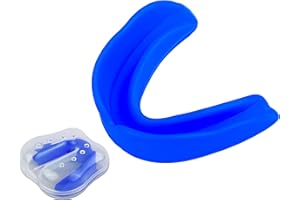 Muse Impex Mouth Guard Gum Shield for Boxing, Rugby, Martial Arts, Judo, Karate, MMA, Hockey, and All Contact Sports Professional MouthGuard for Adults and Kids - Teeth and Jaw Safety with Case