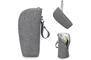 DZOZO Insulated Milk Bottle Bag Portable Breastmilk Storage Tote Bottle Warmer Breastmilk Cooler Bag Warmer Milk Bag Thermal Insulation with Strap