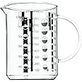 WMF Gourmet glass measuring cup 1l, heat-resistant glass, scaling for liters, milliliters, cups and grams, transparent