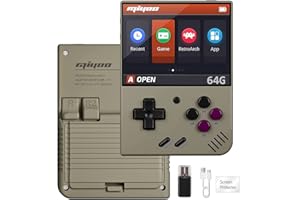 BULUHAHA Miyoo Mini Plus Retro Game Console, 64G 7000+ Giochi, Linux System Cortex-A7 1.2GHz Console di Giochi Portatile, Console di gioco Retro 3.5" IPS, WIFI console portatile Miyoo Mini+