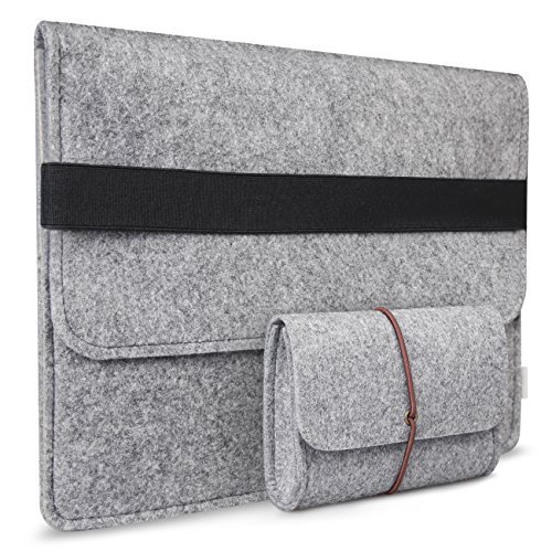 Inateck 13,3 Macbook Air Hülle Ultrabook Laptop Tasche Filz Sleeve Speziell für Macbook Pro 13 Retina und Macbook Air