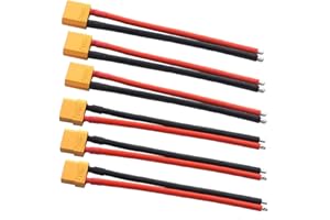 FLY RC 3pairs XT90 Plug XT-90 Male Female Connectors Cable with 10awg 15cm Slicone Wire for RC LiPo Battery FPV Turnigy/Zippy