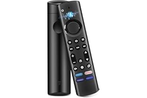 EFFDRDFS Mando a Distancia por Voz (4 Gen) Adecuado para Smart TV S-Tick 2nd Gen y 3rd Gen, Lite, 4K y 4K MAX, Cube 2nd Gen/3 Gen, con Bluetooth y 4 Botones de Atajo
