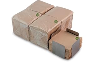 Pack de 300 Servilletas Cocktail de Papel 100% Reciclables y Biodegradables + Servilletero de Mesa Acero Inox - Servilletas Ecológicas - 10 x 10 cm Plegadas - Hostelnovo