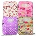 LittleBloom, Reusable Pocket Cloth Nappy, Fastener: Hook-Loop, Set of 4, Patterns 410, Without Insert, (see "Special Offers and Product Promotions" for Special Offers Detail)