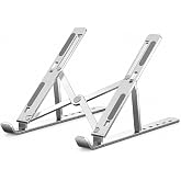PrimeX ADS-AL05 Al&uuml;minyum Ayarlı Laptop Standı, MacBook Notebook Y&uuml;kseltici Tutucu, Katlanabilir Taşınabilir Ergonomik Laptop
