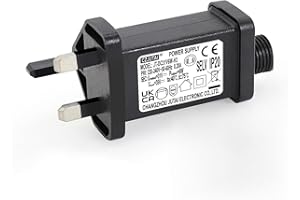DR. WATCH 31V 6W LED Transformer String Lights Indoor-Outdoor Power Adapter for CZJUTAI JT-DC31V6W-IP20 Christmas Lighting, Illuminate Your Holidays! (Threaded-Constant On)