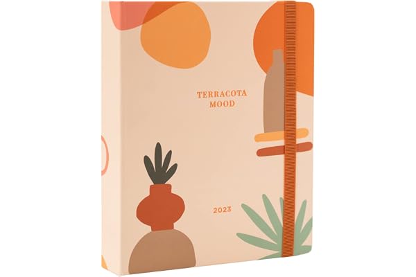 Kokonote - Agenda Semainier et Bullet 2023 Terracota | Annuel Professionnel, Étudiant, Familial