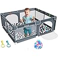Piccasio Extensively Useful Baby Playpen Versatile playpen for babies and toddlers Elegant Baby Playpen Fence with 10 Non-Toxic Pit Ball & 2 Pull Rings baby Play yard (without bag)(120 * 120)