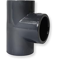 Paradies Pool PVC Fitting T-Stück Ø 50mm 90° mit Klebemuffen, Qualität aus Europa, Menge: 1 Stück