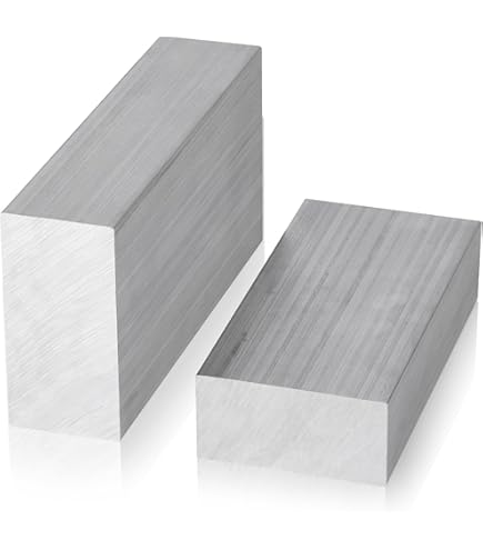 HOZEON 4 PCS 1 X 1 X 12 Inch Aluminum Bar, Square Djibouti - View #7