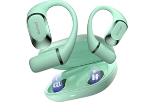 OHAYO T10 Open Ear Kopfhörer – 40H Laufzeit, Bluetooth 5.4, 8g Ultraleicht, IPX6 wasserdicht, Digital Display, sicherer Sitz für Laufen/Fahrradfahren/Sport/Gym