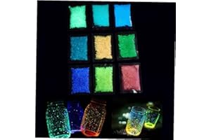 Bontand 4pcs Phosphorescent Poisson Aquarium Maison Jardin Décoratif Foncé Sable Gravier (différentes Couleurs)