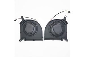 ANNESA CPU+GPU Cooling Fan Replacement for Gigabyte Aorus 15G 15P RX7P RX7G 2021 RTX30 17G XB XC XD AERO 15 OLED XB XD RP75SA Aero 17 XA HDR XB WA DC12V DFSCK22D05883Q DFSCM22716392Q FNGT FNGS (9.9mm Thick)