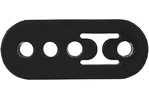 Fydun Support de Fixation de Fixation de Tuyau de Queue en Caoutchouc de Voiture d'échappement Universel pour Suspension en Caoutchouc 4 Trous