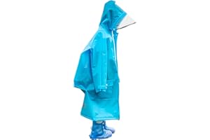 Azonelife Kinder Regenponcho, Regenmäntel mit Kapuze für Mädchen Jungen, Kleinkind Regenjacke Regenanzug, Kids Regencape Regenschutz für Fahrrad Wandern Camping Reisen