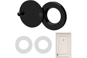 SOGHO Copertura per spioncini, spioncini, copertura per porta, spioncino con copertura, protezione per gli spioncini per la casa dell'hotel, senza foratura, spioncino per porta, anello per la casa