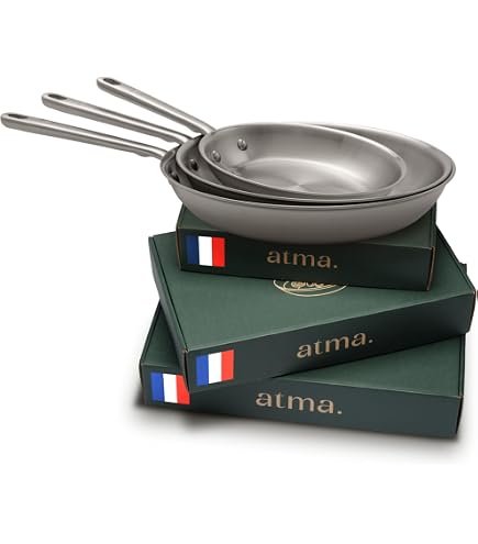 Poêle Inox 28 Cm Cristel Castel Pro 5 PLY - Fond 5 Couches, Compatible Induction, Poignée Fixe Athermique, Fabriqué En France - 7