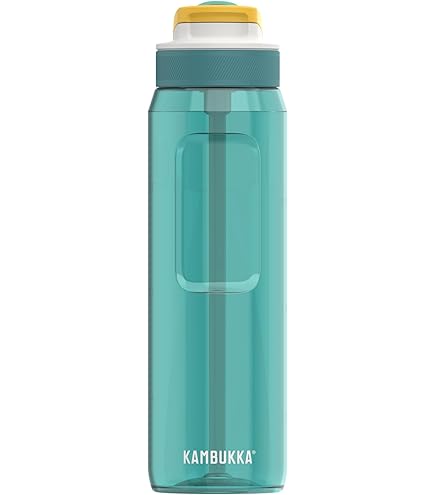 Kambukka KAMBUKKA Tritan waterfles (750 ml) Lekvrij Vlek en geurbestendig Schokbestendig Vaatwasmachinebestendig Gemakkelijk te hanteren waterfles Model ELTON Crystal Blue Kambukka KAMBUKKA Tritan waterfles (750 ml) Lekvrij Vlek en geurbestendig Schokbestendig Vaatwasmachinebestendig Gemakkelijk te hanteren waterfles Model ELTON Crystal Blue