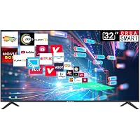 CRUA 80 cm (32 Inches) HD Ready Smart LED TV CJDS32D6 (Black) (2019 Model)