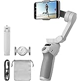 DJI OSMO Mobile SE الهاتف الذكي ذو المحورين، تثبيت ثلاثي المحاور، مريح وقابل للطي، Android وiPhone gi مع ShotGuides