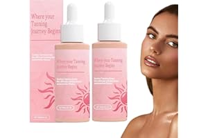 NICOONIU Zeria Sunless Tanning Drops,2pcs Advanced Sunless Tanning Drops To Drink,Zeria Tanning Lotion, Enhances Natural Tan, Moisturizes Skin,No Streaks,for All Skin Types