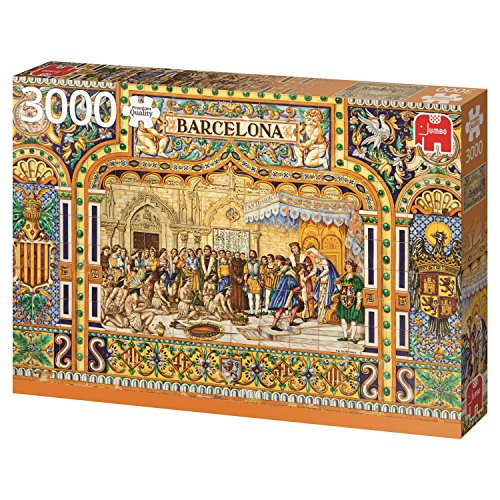Jumbo Jumbo Premium Puzzle Collection 'Tiles of Barcelona' 3,000 Piece Jigsaw Puzzle