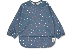 Bubba Bear Bib with Sleeves - Washable, for Baby Food, Full Body, Sleeved Bib, Complementary Food