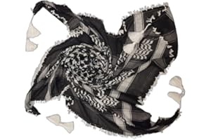 MILSPEC SURPLUS Shemagh Scarf Cotton Arab Head Cover Desert Palestinian Keffiyeh Tactical Army Scarf Hand Made