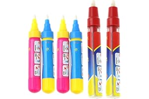 jenilily Water Doodle Pens Replacement Water Pen, Drawing Doodle Pens for Water Doodle Mat (Pack of 6)