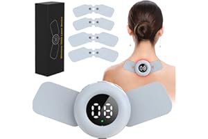 KTS Wireless TENS Electrostimulateur Musculaire&EMS&Luminothérapie Infrarouge,Portatif massage dos/jambes/cervical,Stimulation de Nerfs Musculaires Favorise la Circulation du Sang/Soulager la Douleur