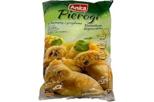 GENERIC Anita Pierogi Dumplings 1KG Dumplings with Cabbage and Mushroom Filling Deep Frozens Product of Ireland Pack of 1