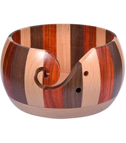 Accessori Fai Da Te Ciotola Per Filato In Legno Di Acacia