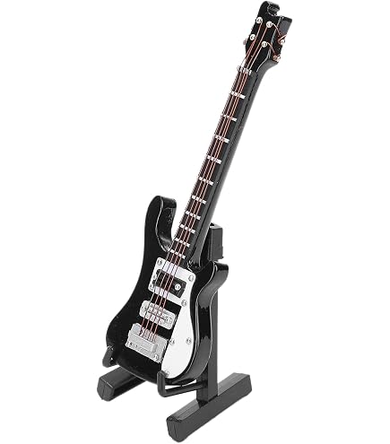 TOYANDONA 3-teiliges Mini-Gitarren-Modell Aus Kiefernholz – Süße Desktop-Deko Für Zuhause Oder Büro