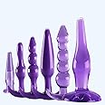 2RTA8-6 Purple Silicone Trainer Kit Male Exercise Plug Kit of Different Specifications, Giving You a Variety of Choices and Wonderful Experiences