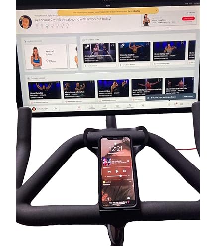 Phone Holder Peloton Stand Exercise Bike Tablet Holder, Treadmill