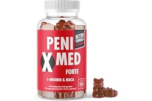 Penixmed Gummis | Maxi Pack für den Mann | Liebe, Lust & Leidenschaft | Kraft für einen aktiven Lebensstil | 60 Gummis 1x