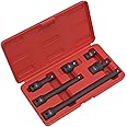 Sealey Ak5514 Impact Adaptor and Extension Bar Set 6Pc 1/2Sq Drive