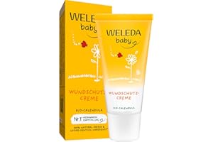 ‎WELEDA WELEDA Bio Baby Calendula Wundschutzcreme 30ml - Naturkosmetik Babypflege Windelcreme schützt empfindlicher Babyhaut im Windelbereich. Natürliche Hautpflege hilft bei gereizter Haut & Windelausschlag