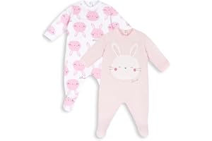 Chicco, Set Tutine Neonato e Neonata, Tutine con Pratico Piedino, in Morbido Cotone, Abbigliamento Bambino e Bambina 0-24 Mesi, Designed in Italy