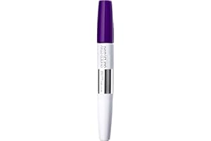 Maybelline New York - Superstay 24H, Pintalabios Mate de Larga Duración, Tono 800 Purple Fever