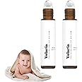 HOUKUNKA Velaria Teething Roller, Natural Pain Relief Roller, Natural Teething Relief for Babies, Teething Roller Oil for Cheek, Calm Roller Reduce Discomfort, Velaria Teething Relief (2pcs)