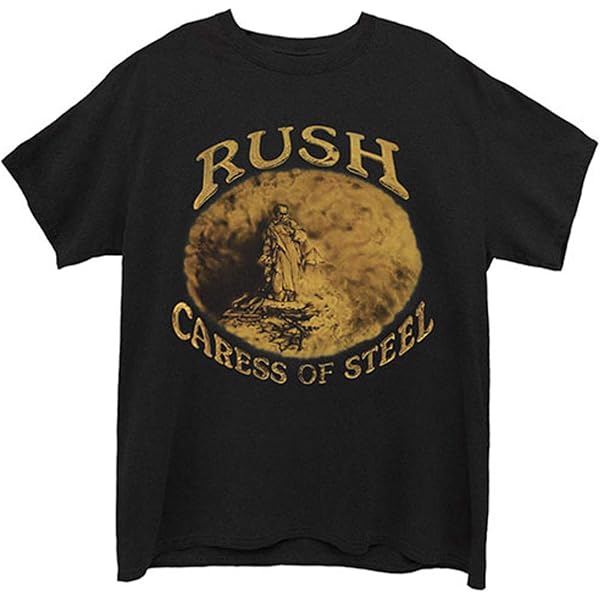 Rush T Shirt Mens Moving Pictures Tour 81 Band Logo Official Black
