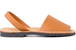 PISAMONAS Sandales Avarcas en Cuir Nappa