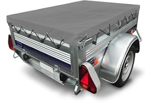 EURO VANADIUM Flache Plane für Anhänger Grau 150 x 105