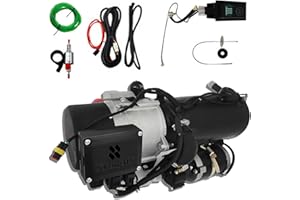 XiangMY 12V 10KW Hydronic heizung, Dieselheizung 310S Edelstahl Flüssiger Brennstoff Heizung Diesel Warmwasserbereiter für Boot, Wohnwagen, Bus, Wohnmobil